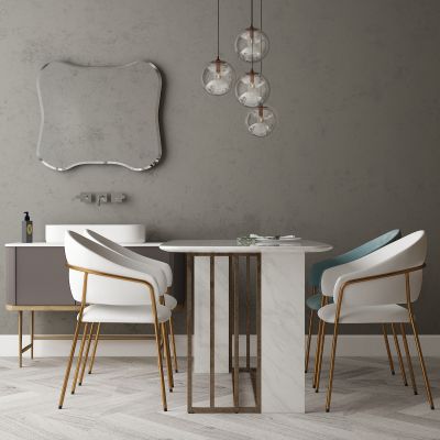 现代家居组合，饰品，沙发柜子挂画