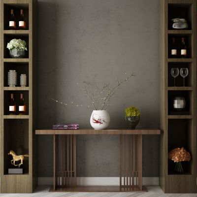 现代家居组合，饰品，沙发柜子挂画