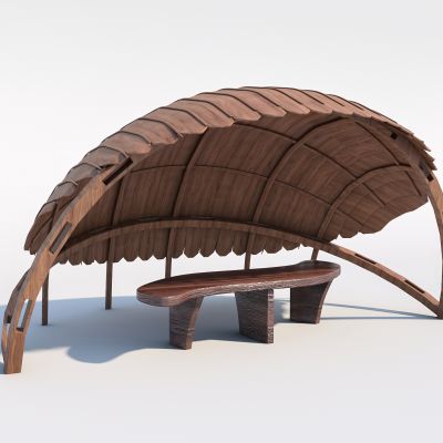 中式遮雨棚遮阳棚