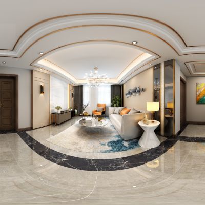 轻奢风格客餐厅