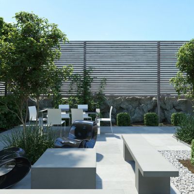 现代园林，园林景观，树木，花草灌木，景观小品，庭院小品，庭院景观