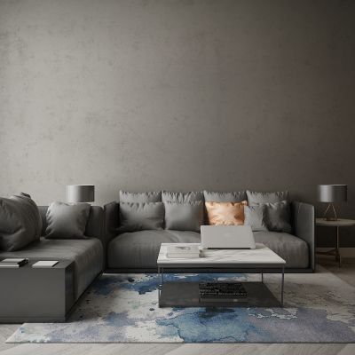 现代家居组合，饰品，沙发柜子挂画