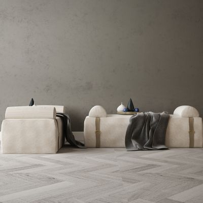 现代家居组合，饰品，沙发柜子挂画3D模型