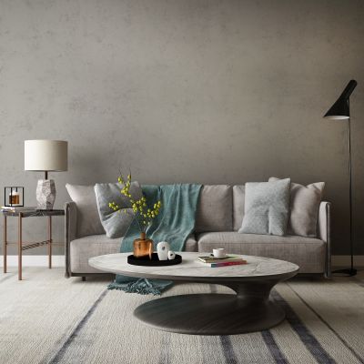 现代家居组合，饰品，沙发柜子挂画