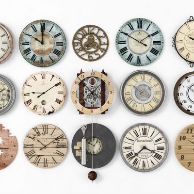 现代挂钟，时钟，钟表，挂件，墙饰，挂钟