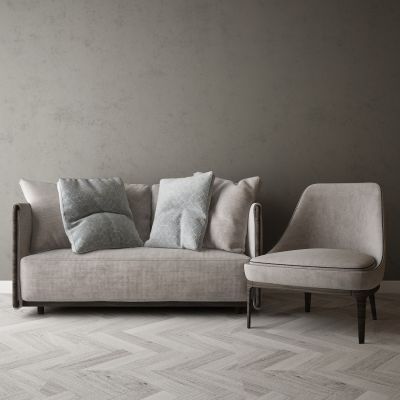 现代家居组合，饰品，沙发柜子挂画