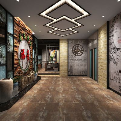 工业风音乐餐厅