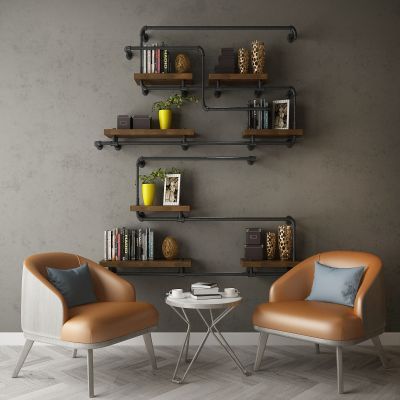 现代家居组合，饰品，沙发柜子挂画