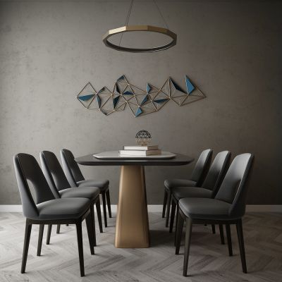 现代家居组合，饰品，沙发柜子挂画