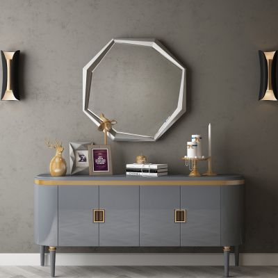 现代家居组合，饰品，沙发柜子挂画