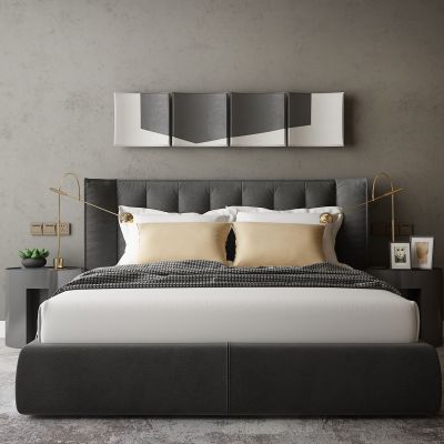 现代家居组合，饰品，沙发柜子挂画