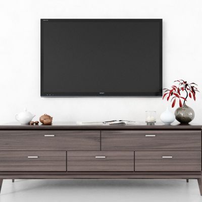 现代电视柜，电视柜，边柜，装饰品，摆件