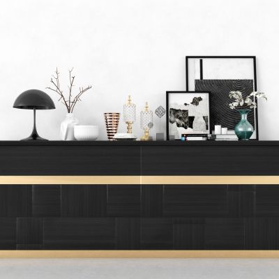 现代柜子组合，墙柜，边柜，玄关柜，装饰柜，装饰品，摆件