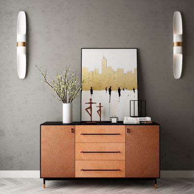 现代家居组合，饰品，沙发柜子挂画