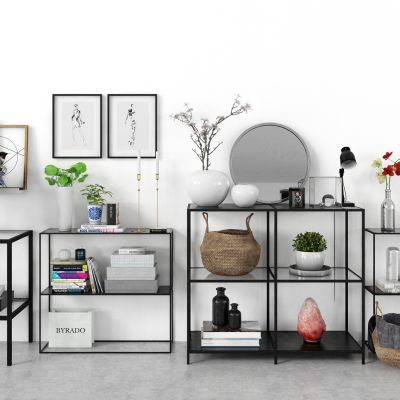 现代柜子组合，墙柜，边柜，玄关柜，床头柜，装饰品，摆件