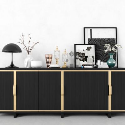 现代柜子组合，墙柜，边柜，玄关柜，装饰柜，装饰品，摆件