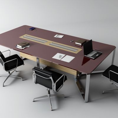 现代会议桌 笔记本