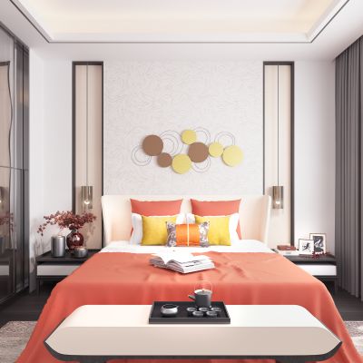 新中式卧室