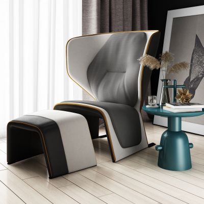 现代异形单人沙发