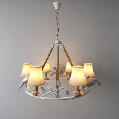 工业风麻绳吊灯