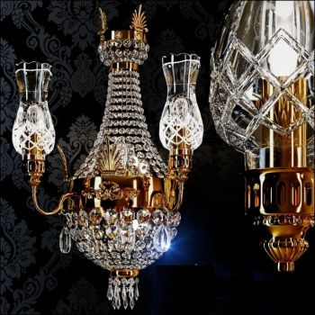 欧式水晶壁灯