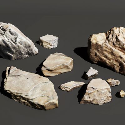 现代景观石头