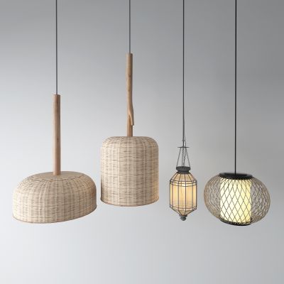 新中式吊灯 灯笼