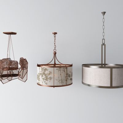 新中式吊灯 金属吊灯