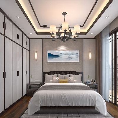 新中式卧室