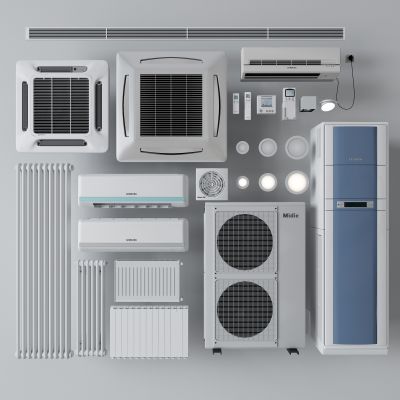 现代空调 筒灯 出风口