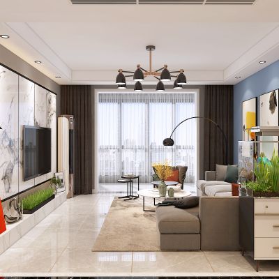 3DMAX2016现代客厅