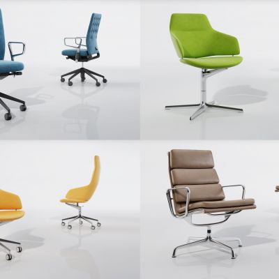 现代椅子，座椅，办公椅，老板椅，旋转椅，座椅，休闲座椅