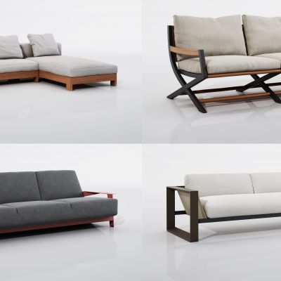 现代沙发，多人沙发，双人沙发，布艺沙发，休闲沙发