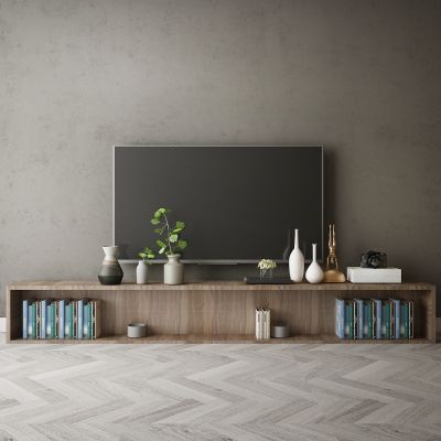 现代家居组合，饰品，沙发柜子挂画