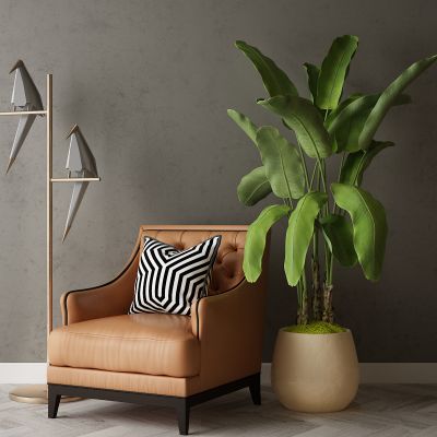 现代家居组合，饰品，沙发柜子挂画