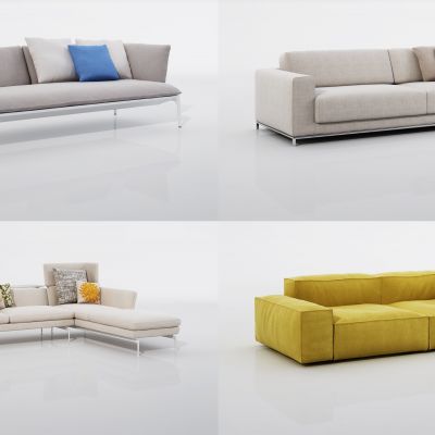 现代沙发，多人沙发，双人沙发，布艺沙发，休闲沙发