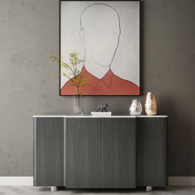 现代家居组合，饰品，沙发柜子挂画