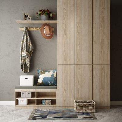 现代家居组合，饰品，沙发柜子挂画