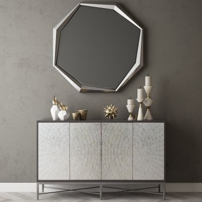 现代家居组合，饰品，沙发柜子挂画