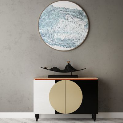 现代家居组合，饰品，沙发柜子挂画