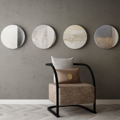 现代家居组合，饰品，沙发柜子挂画