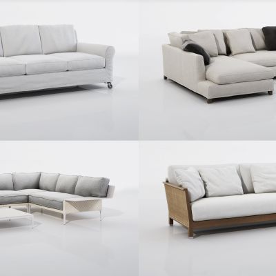 现代沙发，多人沙发，双人沙发，布艺沙发，休闲沙发