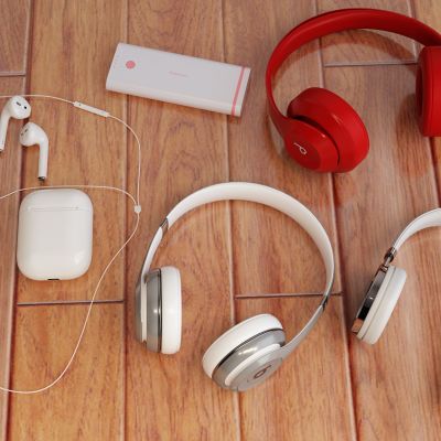 现代耳机 充电宝