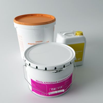 现代油漆桶 涂料