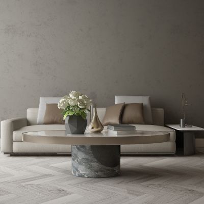 现代家居组合，饰品，沙发柜子挂画