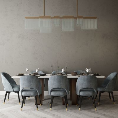 现代家居组合，饰品，沙发柜子挂画