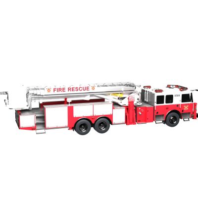 现代消防车 救火车 消防救援车 涡喷消防车 涡轮 喷射 虚拟仿真用