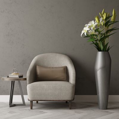 现代家居组合，饰品，沙发柜子挂画