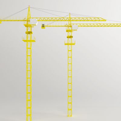 现代塔吊 起重机