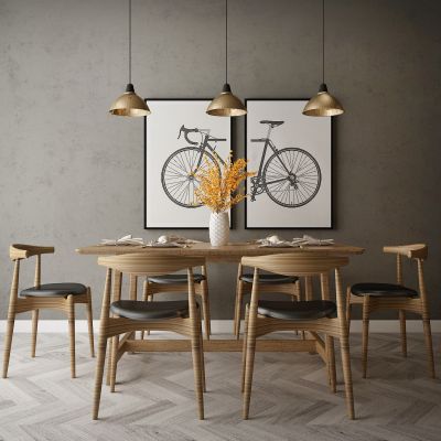 现代家居组合，饰品，沙发柜子挂画